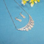 Premium Indian Design Sterling Silver Necklace Set