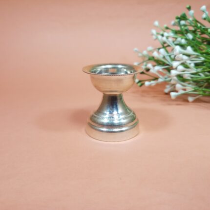 Traditional Pure Silver Diya – Pooja Ka Pavitra Deep