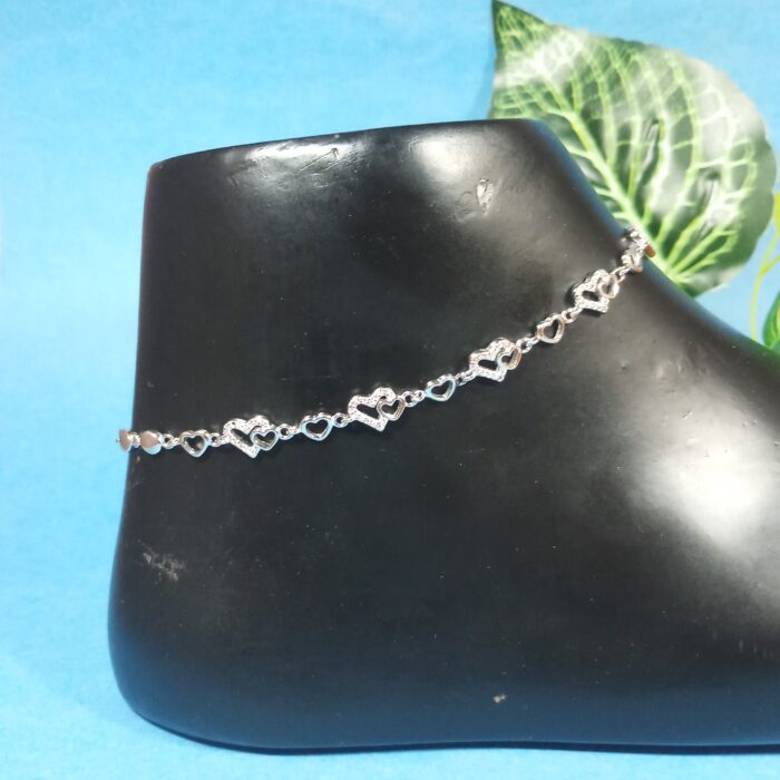 Trendy Silver 925 Anklet – Comfortable & Durable