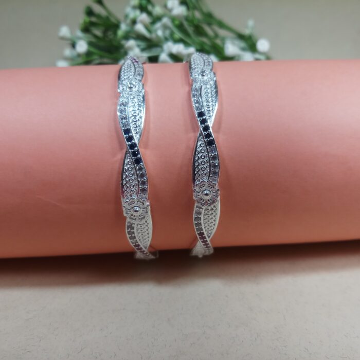 Traditional Pure Silver Kada for Women