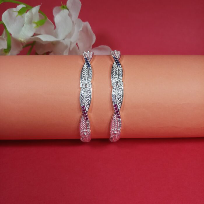 Traditional Pure Silver Kada for Women