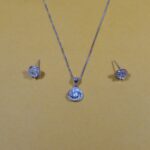 925 Silver Aarya Pendant Set with Earrings