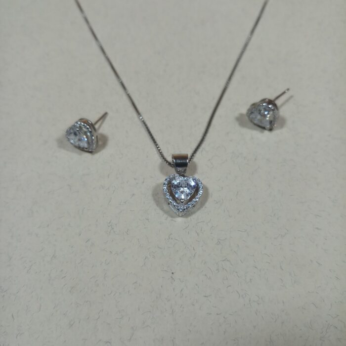 925 Silver Ishani Pendant Set – Ethnic Charm with a Modern Twist