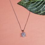 Charvi Sterling Silver Pendant Necklace – Radiant Simplicity