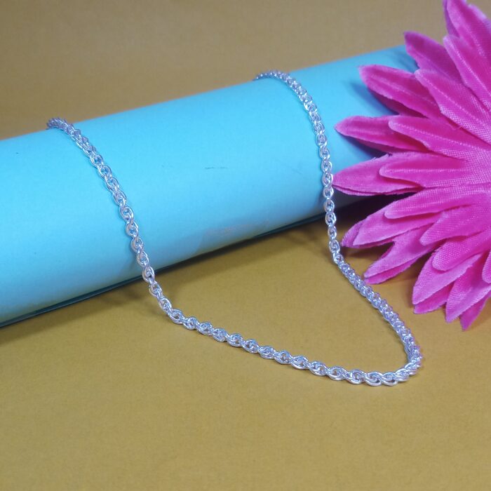 Pure Silver Chain for Men and Women – Classic Indian Design