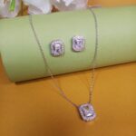 Rajwadi Chandi 925 Pendant Set for Women