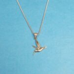 Graceful 925 Silver Bird Chain Pendant