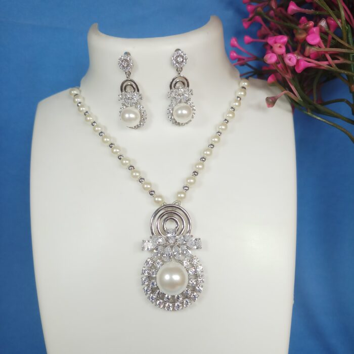 Elegant 925 Silver Chain Pendant – A Touch of Indian Grace