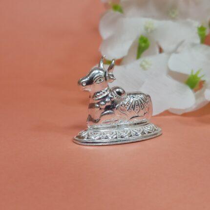 Silver Nandi for Pooja - A Symbol of Good Luck