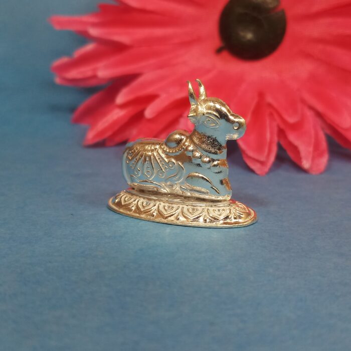 Silver Nandi for Pooja - A Symbol of Good Luck