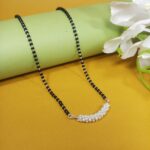 925 Sterling Silver Pearl Mangalsutra – Classic Elegance with Radiant Pearls