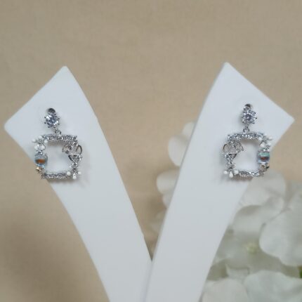 Pure 925 Sterling Silver Earrings – A Fusion of Tradition & Grace