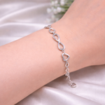 Handcrafted Pure Silver Kada Bracelet – Indian Design