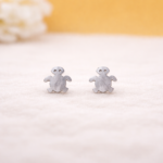 925 Sterling Silver Turtle Stud Earrings – Symbol of Longevity and Wisdom