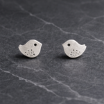 Classic Silver Bird Studs – Sleek & Stylish