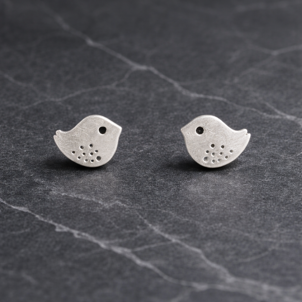ChatGPT Image Apr 4, 2026, 12_11_11 PM Classic Silver Bird Studs – Sleek & Stylish