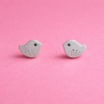 Classic Silver Bird Studs – Sleek & Stylish