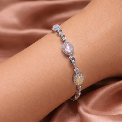 Handcrafted 925 Pure Silver Bracelet – Desi Elegance