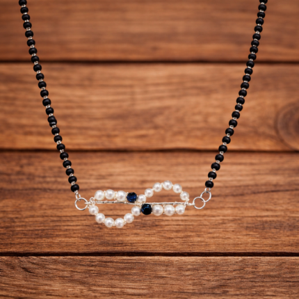 925 Sterling Silver Pearl Mangalsutra – Classic Beauty and Timeless Elegance