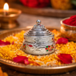 Elegant Silver Sindoor Box – A Symbol of Indian Tradition
