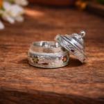 Elegant Silver Sindoor Box – A Symbol of Indian Tradition