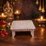 Elegant Silver Choki for Pooja & Rituals