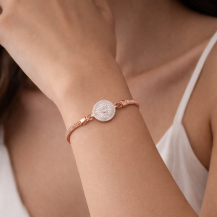 Shringar Kada – Timeless Sterling Silver Bracelet for Women