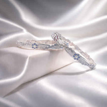 Pure Silver Ladies' Kada – Traditional Elegance