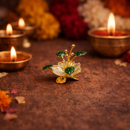 Handcrafted Silver Tulsi Plant – Ideal for Pooja Rooms