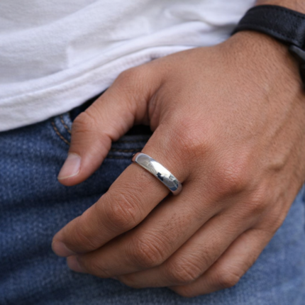 925 Sterling Silver Thumb Ring – Purusharth Aur Shaurya Ka Prateek
