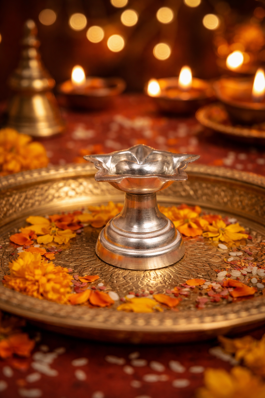 ChatGPT Image Mar 1, 2026, 05_58_36 PM Pure Silver Deepak – Divinity and Tradition Combined