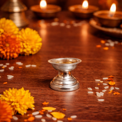 Pure Silver Deepak – Shuddh Bhakti Ka Prateek