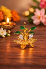 Sacred Silver Tulsi Plant for Prayer and Blessings