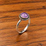 Elegant 925 Silver Cut Stone Ring – Perfect for Every Occasion