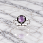 Elegant 925 Silver Cut Stone Ring – Perfect for Every Occasion