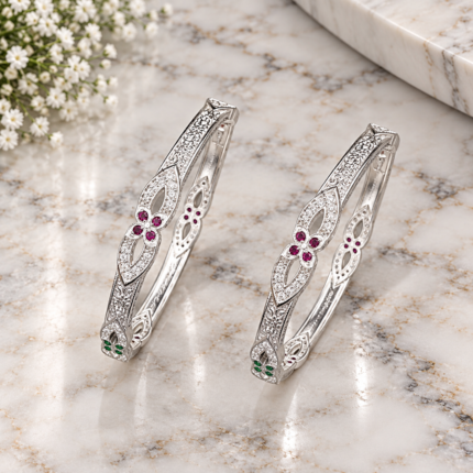 Authentic Pure Silver Kada for Women – Festive & Daily Wear