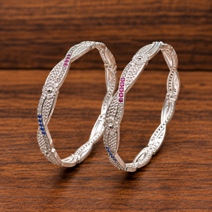 Traditional Pure Silver Kada for Women