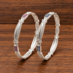 Traditional Silver Kada for Women – Inspired by Indian Elegance