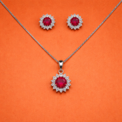 925 Silver Vedika Pendant Set – Perfect for Every Occasion