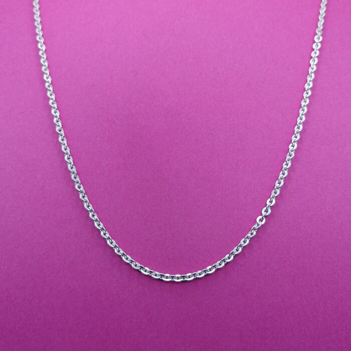 Elegant 925 Sterling Silver Gents Chain