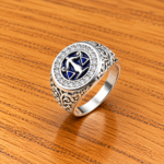 Astrological Silver Zodiac Sign Libra Rings