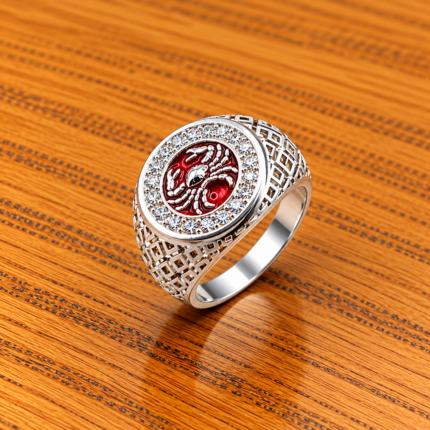 Astrological Silver Zodiac Sign Capricorn Rings
