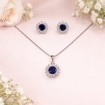 925 Silver Pendant Set with Ethnic Charm