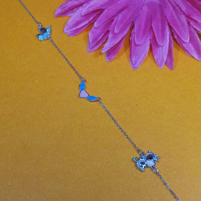 Adorable Silver 925 Kids Anklets – Lightweight & Comfortable