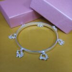 Stylish Silver 925 Kada with Ghungroo for Girls – A Precious Gift