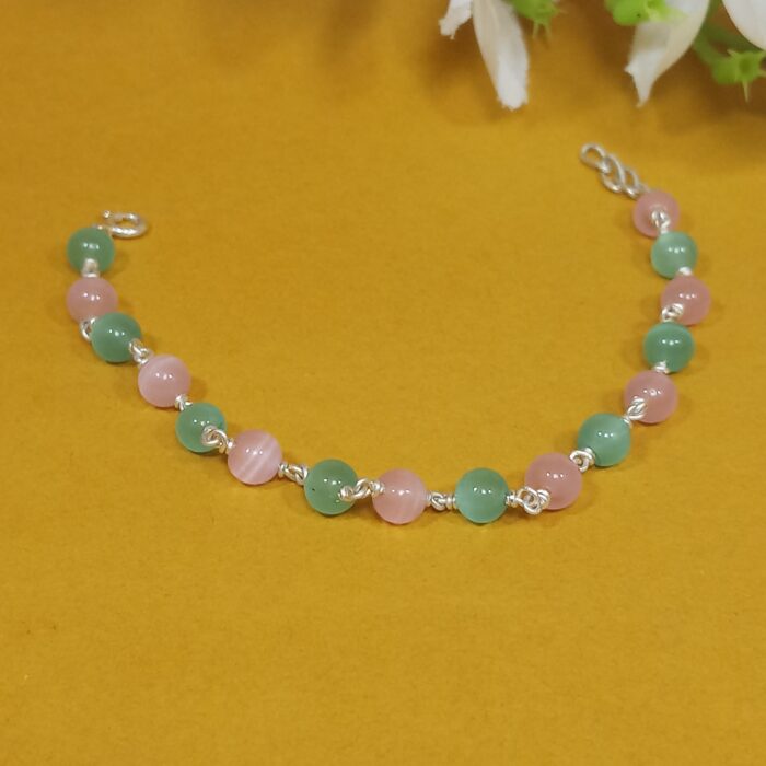 Elegant Silver Pearl Bracelet – Timeless & Stylish