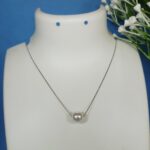 925 Sterling Silver Pearl Chain Pendant – Classic & Versatile