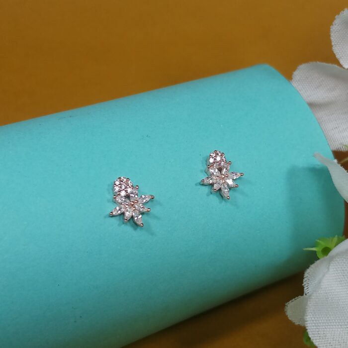 Flower 925 Silver Earring Tops – Shine Every Day