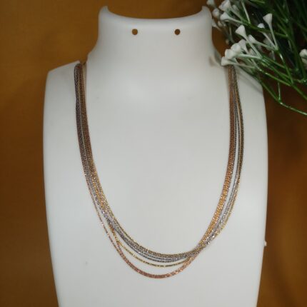 Luxurious 7-Layer 925 Sterling Silver Chain Necklace