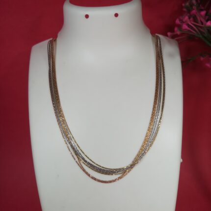 Luxurious 7-Layer 925 Sterling Silver Chain Necklace